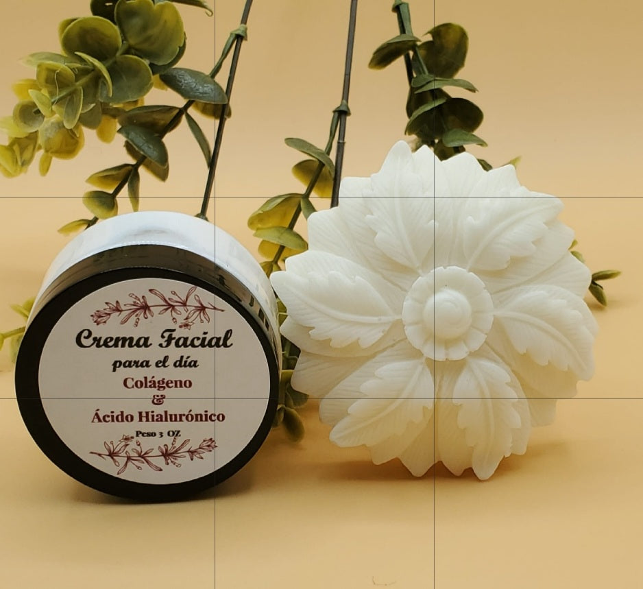 Jabón y Crema facial de Colágeno y Ácido Hialuronico