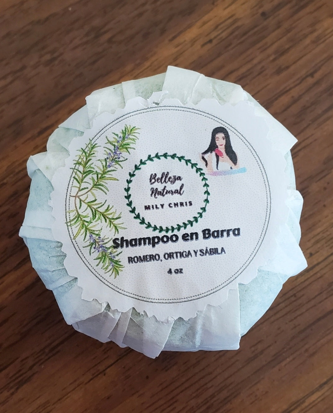 Shampoo en Barra Romero,Ortiga y Sábila